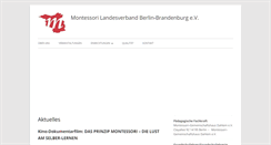 Desktop Screenshot of montessori-bb.de